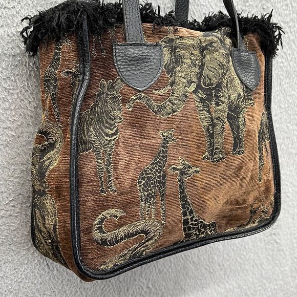 Vintage Tapestry Elephant Tote Bag Granny Shoulder Purse Fairy Grunge Aesthetic - Picture 5 of 9